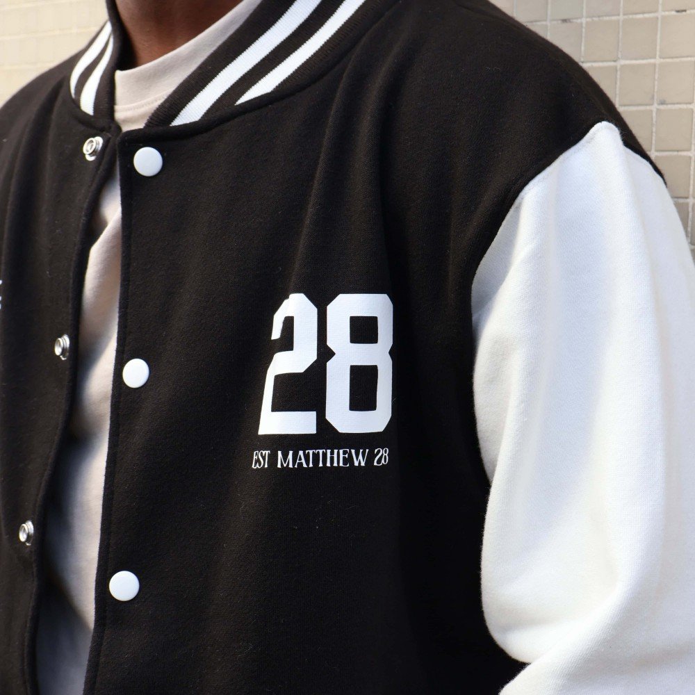 Casaco estilo Baseball com detalhes estampado 