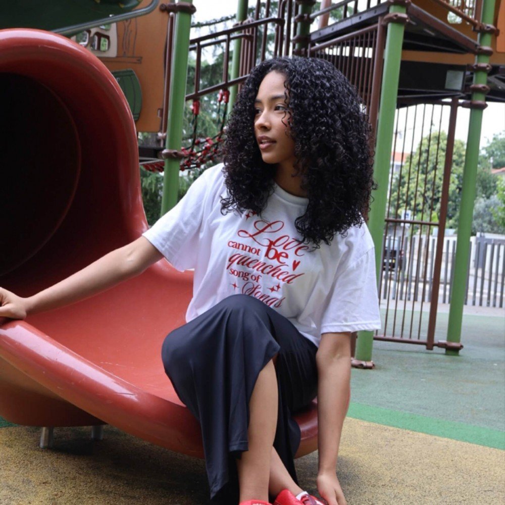 T-Shirt “Amor Inquebrável” (branca)
