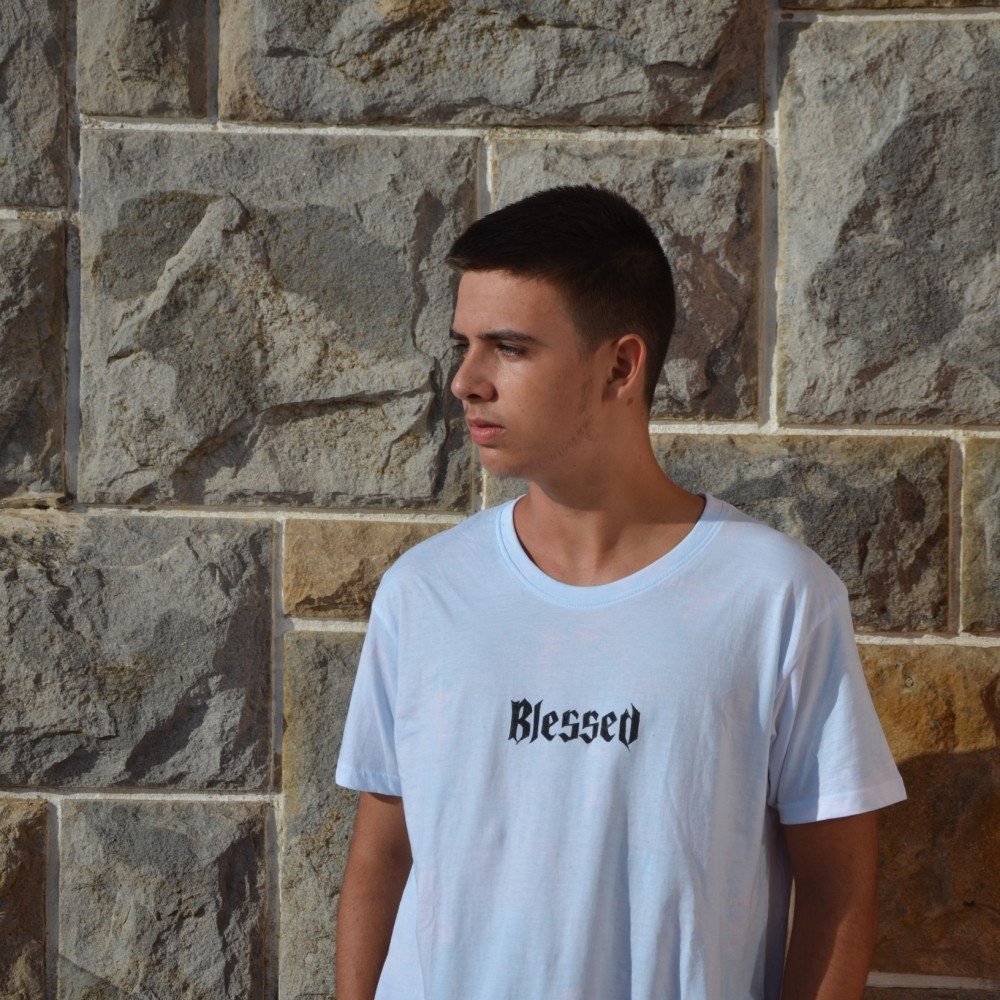 T-shirt Espampada Tie Dye Blessed