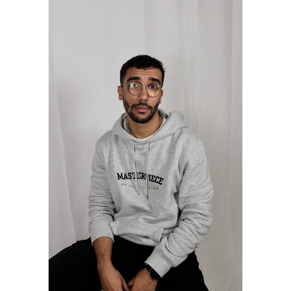 sweatshirt com capuz obra prima 